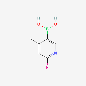2-Fluoro-4-Methylpyridine-5-boronicacid structure, CAS 1072944-18-3