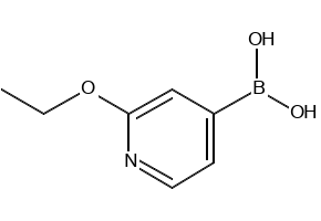 2-Ethoxypyridine-4-boronicacid structure, CAS 1072946-58-7