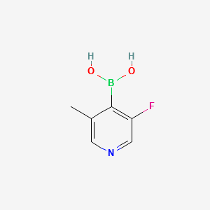3-Fluoro-5-Methylpyridine-4-boronicacid structure, CAS 1072952-44-3