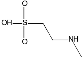 N-methyltaurine structure, CAS 107-68-6