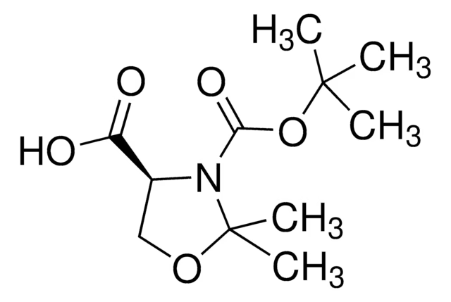 (S)-(-)-3-Tert-butoxycarbonyl-4-methoxycarbonyl-2,2-dimethyl-1,3-oxazolidine structure, CAS 108149-60-6