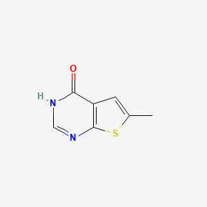 6-Methyl-3H-thieno[2,3-d]pyrimidin-4-one structure, CAS 108831-66-9