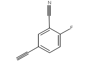 5-Ethynyl-2-fluorobenzonitrile structure, CAS 1093306-86-5