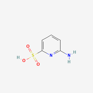 6-Aminopyridine-2-sulfonicacid structure, CAS 109682-22-6