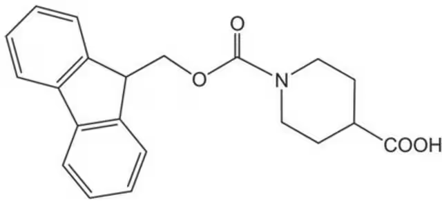 N-Fmoc-piperidine-4-carbaldehyde structure, CAS 1097779-02-6