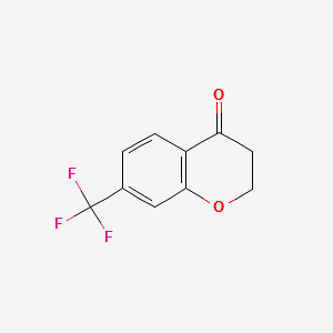 7-(Trifluoromethyl)chroman-4-one structure, CAS 111141-02-7
