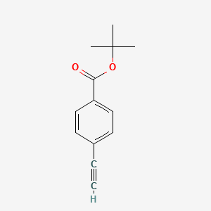 Tert-butyl4-ethynylbenzoate structure, CAS 111291-97-5