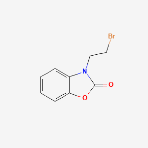 3-(2-BromoEthyl)-1,3-benzoxazol-2(3H)-one structure, CAS 11131-21-1
