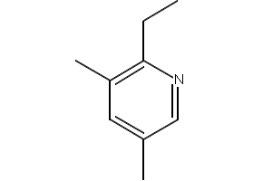 2-Ethyl-3,5-diMethylpiridine structure, CAS 1123-96-2