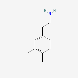 3,4-DiMethylphenEthylamine structure, CAS 17283-14-6