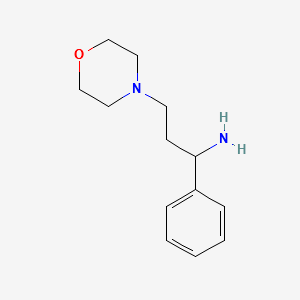 4-Phenyl-morpholinepropanamine structure, CAS 173273-39-7