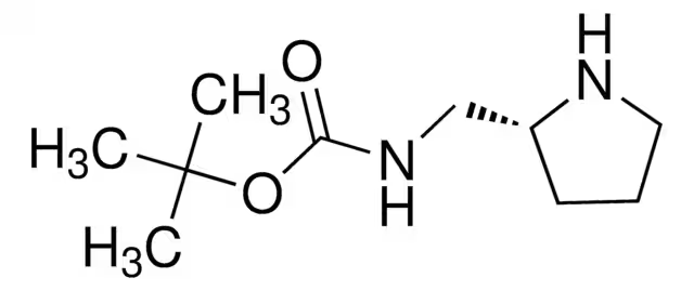 (R)-3-N-Boc-aminoMethylpyrrolidine structure, CAS 173340-25-5