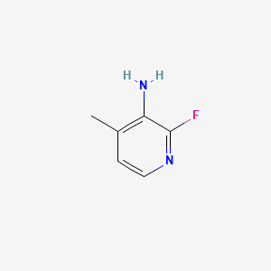 2-Fluoro-4-Methylpyridin-3-amine structure, CAS 173435-32-0