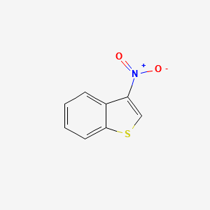 3-Nitrobenzothiophene structure, CAS 17402-80-1