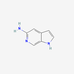 1H-Pyrrolo[2,3-c]pyridin-5-amine structure, CAS 174610-12-9