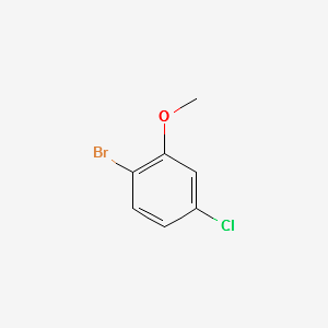 2-Bromo-5-chloroanisole structure, CAS 174913-09-8