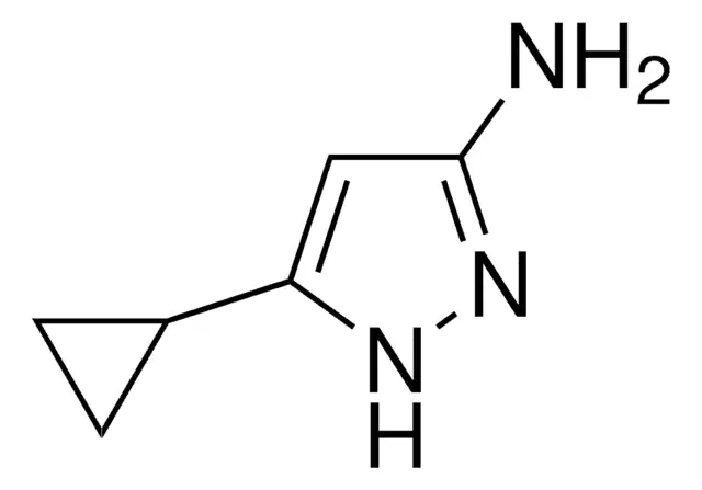 3-Cyclopropyl-1H-pyrazol-5-amine structure, CAS 175137-46-9