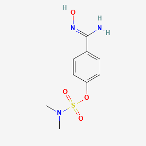 4-(N,N-Dimethylsulfamoyloxy)benzamidoxime structure, CAS 175205-69-3