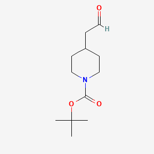 4-(2-OxoEthyl)piperidine-1-carboxylicacidtert-butylester structure, CAS 142374-19-4