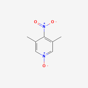 3,5-DiMethyl-4-nitropyridine-N-oxide structure, CAS 14248-66-9