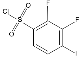 2,3,4-Trifluorobenzenesulphonylchloride structure, CAS 175278-08-7