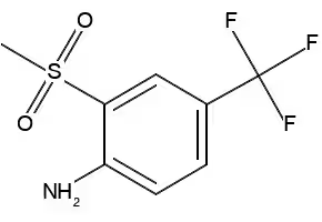 2-(Methylsulfonyl)-4-(trifluoromethyl)benzoicacid structure, CAS 142994-06-7
