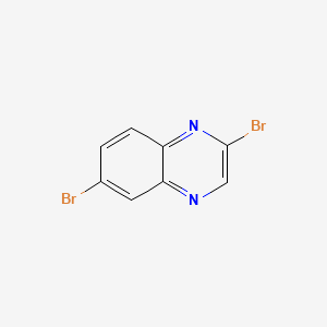 2,6-Dibromoquinoxaline structure, CAS 175858-10-3