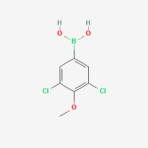 3,5-Dichloro-4-methoxyphenylboronicacid structure, CAS 175883-61-1