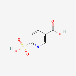 6-Sulfonicotinicacid structure, CAS 17624-03-2