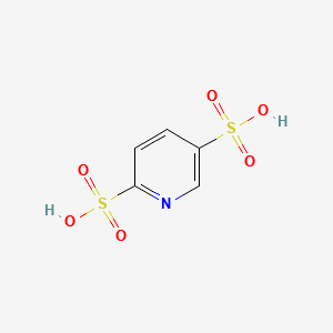 Pyridine-2,5-disulfonicacid structure, CAS 17624-04-3