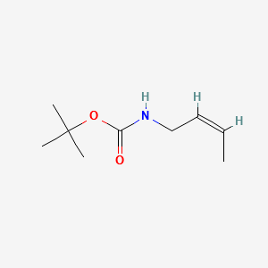 (Z)-2-Butenyl-carbamicacid,1,1-dimethylEthylester structure, CAS 144019-14-7