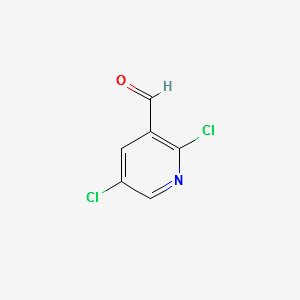 2,5-Dichloronicotinaldehyde structure, CAS 176433-49-1