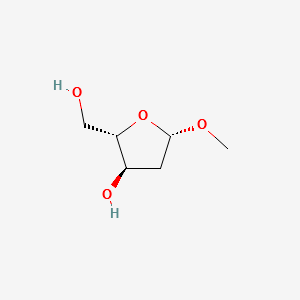 Methyl-2-deoxy-beta-L-erythro-pentofuranose structure, CAS 144301-85-9