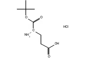 H-glu-OtBuhydrocxhloride structure, CAS 144313-55-3
