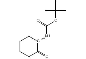 (2-Oxocyclohexyl)carbamicacidtert-butylester structure, CAS 145106-47-4