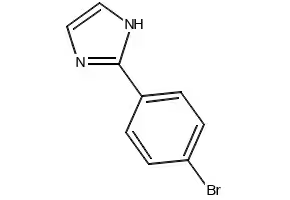 2-(4-Bromo-phenyl)-1H-imidazole structure, CAS 176961-53-8