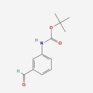 Tert-butylN-(3-formylphenyl)carbamate structure, CAS 176980-36-2