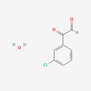 3-Chlorophenylglyoxalhydrate structure, CAS 177288-16-3