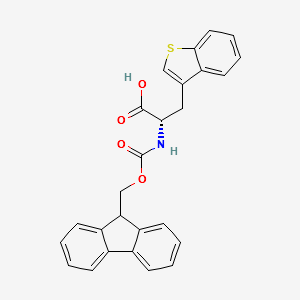 Fmoc-L-3-Benzothienylalanine structure, CAS 177966-60-8