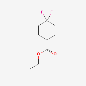 Ethyl4,4-difluorocyclohexanecarboxylate structure, CAS 178312-47-5