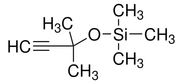 3-Methyl-3-trimethylsilyloxy-1-butyne structure, CAS 17869-77-1