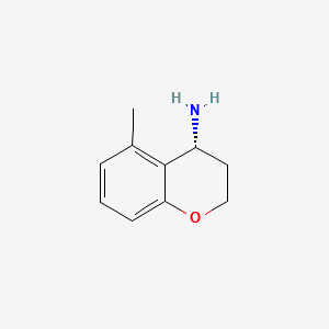 (R)-5-methylchroman-4-amine structure, CAS 1213506-92-3
