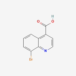 8-Bromoquinoline-4-carboxylicacid structure, CAS 121490-67-3