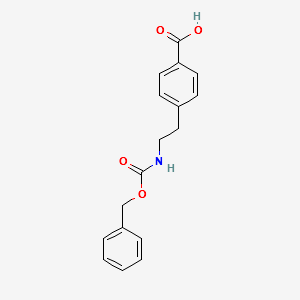 4-(2-Cbz-aminoEthyl)benzoicacid structure, CAS 121632-81-3