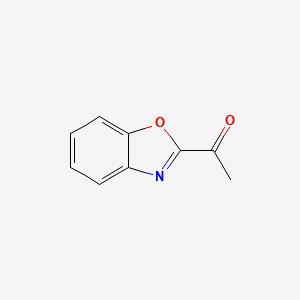 1-(Benzo[d]oxazol-2-yl)ethanone structure, CAS 122433-29-8