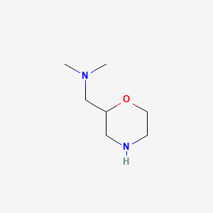 N,N-Dimethyl-(morpholin-2-yl)methanamine structure, CAS 122894-56-8