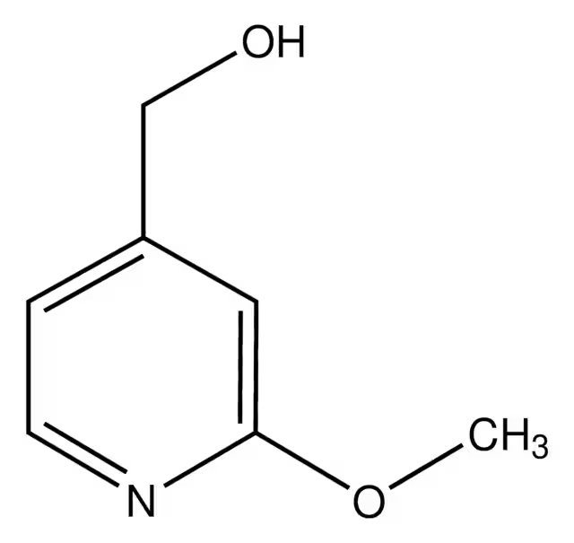 4-Pyridinemethanol,2-methoxy-(9CI) structure, CAS 123148-66-3