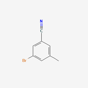 3-Bromo-5-methylbenzonitrile structure, CAS 3-Bromo-5-methylbenzonitrile