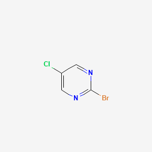 2-Bromo-5-chloropyrimidine structure, CAS 124405-67-0