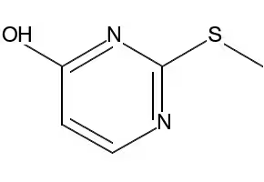 2-(Methylthio)-4-pyrimidinol structure, CAS 124700-70-5